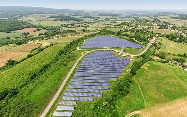 Projet solaire grande puissance